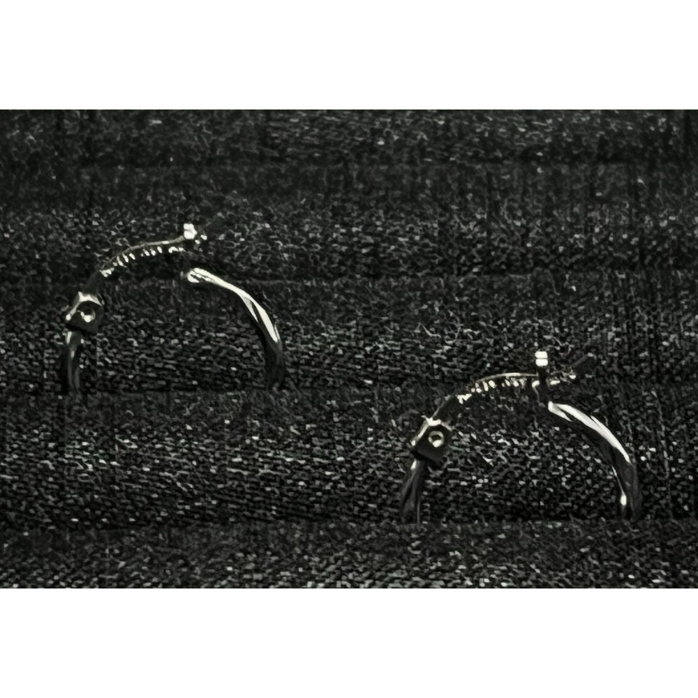 Argollas de Diseño Escultórico en Plata 925, 925 Sterling Silver Hoop Earrings